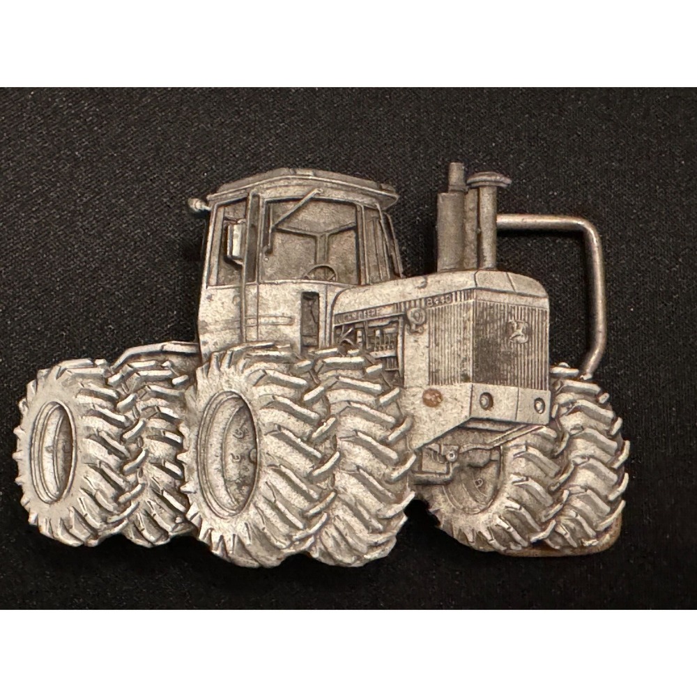 John Deere 8440‎ 4WD Cutout Belt Buckle 1980 Vintage
